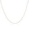 Rose Gold Dipped Sterling Silver Trace Chain 22 Inches