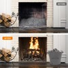 BRIAN & DANY Ash Bucket with Lid, 2.6 Gallon Fireplace