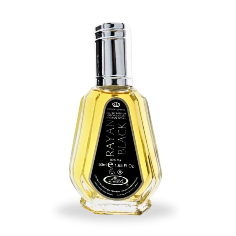 Al-Rehab Rayan Black EDP - 50ML (1.7 OZ), Long Lasting