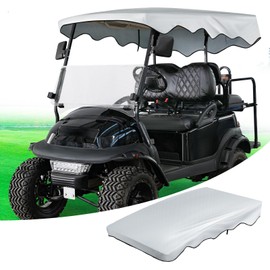 Golf Cart Roof Cover, Golf Cart Summer Cover Suitable for 2004-UP 2+2 Passenger Club Car Precedent Modified Roof, Heat Insulation, UV Protection