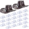 Funtery XXL Cowboy Hat Cover Rain Dust Plastic Waterproof Hat