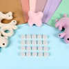 20Pcs White Rattle Box Noise Maker Insert Squeaker Plastic Ring
