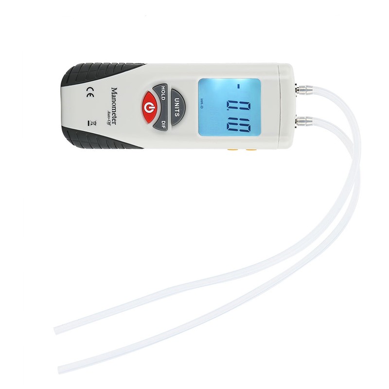 HT‑1890 Handheld Digital Manometer Differential Gauge Air Pressure Meter 11
