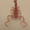 Wire Wrapped Scorpion 16ga Copper Cactus Garden Desk Home Decoration