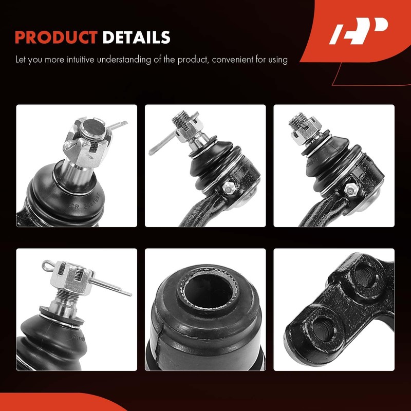 A-Premium Set of 10, Front Upper Lower Ball Joint, Inner