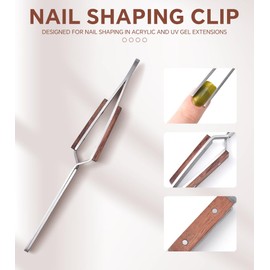 KAZIPOP Nagelkunst-Pinzette aus Edelstahl, vielseitiges Maniküre-Werkzeug zum Formen, Kneifen und Detailieren