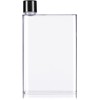 Flat Drink Cold Water Bottle, Reusable Slim A6 Bottle, Portable