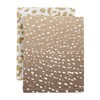 Mud Pie Leopard Towel Set, Fawn, 26" x 16.5"