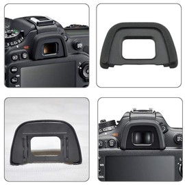 D7000 Viewfinder Eyepiece Eyecup for Nikon D7100 D7200 D7000 D750 D610 D600 D300 D300S Digital Camera [2 Packs], Replacement Eyepiece DK-23, Fire Rock Camera Eyecup Accessories DK23