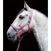 HKM Sports Equipment Stars Soft Lined Headcollar Neon Yellow Thoroughbred