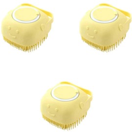 The Bella Clean Hand Washing Massage Brush, Yellow, 3 Pieces / 더벨라 청결 손씻기 마사지 브러쉬, 노랑, 3개