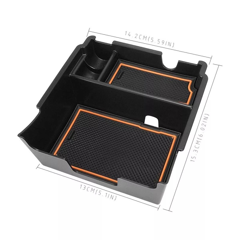 Auovo for Subaru Crosstrek Impreza Accessories Center Console Organizer Trim
