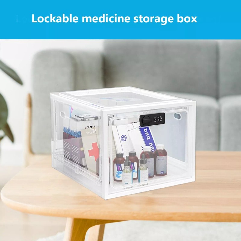 Habit Control Lock Box with Combination for Food Snack Lunch