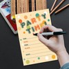WENFLY Party Time Invitations for All Occasions, Banana Mania Polka
