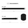 MyGadget Set of 4 Suitcase Straps Set with Combination Lock