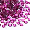 MEIBITE Meibite Fuchsia Flatback Rhinestones, Glass Rhinestones for Nail Art
