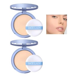 Polvo Facial Setting Oil Control, Polvo Mate, 2 Unidades
