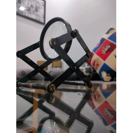 Brass Magnifying Glass Antique Office Desktop Décor Nautical Vintage Style Desk Top Channer Magnifier Newspaper map Book Reader Instrument Unique Design Magnifier