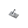 Amon 3424 Stainless Steel Cable Holder, Silver, Includes Cord Sticker