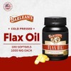 Barlean's Organic Oils Fresh Flax Oil Softgels, 100 Count Bottle