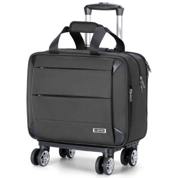 Lekebobor Rolling Laptop Bag - Rolling Laptop Briefcase on Wheels