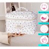 Women's Cosmetic Bag Set of 3 Travel Makeup Bag Made