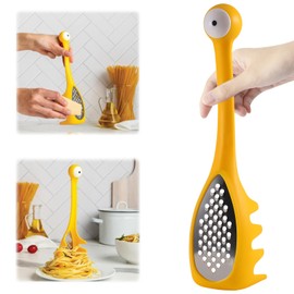 2-in-1 Cheese Grater and Pasta Spoon，by OTOTO Spaghetti Spoon ，Cooking Gadgets, Cooking Gifts, Cool Kitchen Gadgets, Cool Gifts, Cute Kitchen Accessories, Funny Gifts,