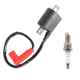 waltyotur Golf Cart Ignition Coil J38-82310-20-00 JF2-82310-00-00 99999-02368-00 Replacement for Yamaha Gas G2 1985-1991 G5 1990-1995