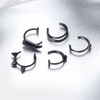 Xpircn Fake Lip Piercings Fake Snake Bite Non-Piercing Lip Cuff