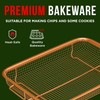 Bakken Swiss 2-in-1 Air Fryer Tray – Nonstick Copper Crisper