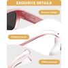 Meeloog Polarized Fit Over Glasses Sunglasses for Women UV Protection,
