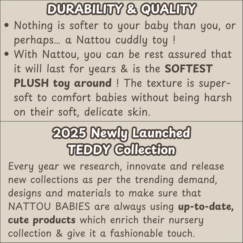 Nattou Active Soft Toy Polyester Musical Elephant Hanging Approx. 16