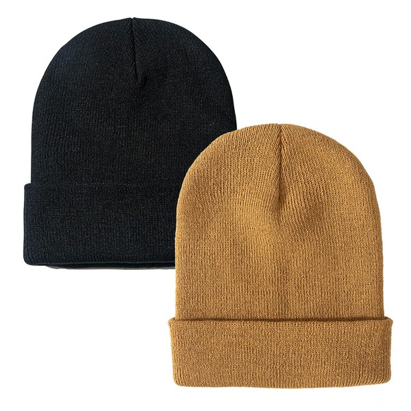 Rosoz Beanie Hats for Men, Slouchy Beanies for Men Knitted