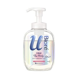 Biore The Body Foaming Type Brilliant Bouquet Scent, Pump, 18.4 fl oz (540 ml), High Lubrication Formula, Raw Foam Body Soap, Gorgeous Brilliant Bouquet Scent