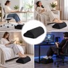 Memory Foam Under Desk Footrest – Ergonomic Leg Elevation Pillow