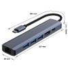H32CS USB C Hub 6-in-1 Docking Station with 4K HDMI,