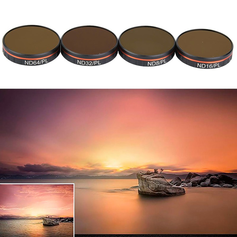 4 Pcs Camera Lens Filter Kit for DJI Osmo Action