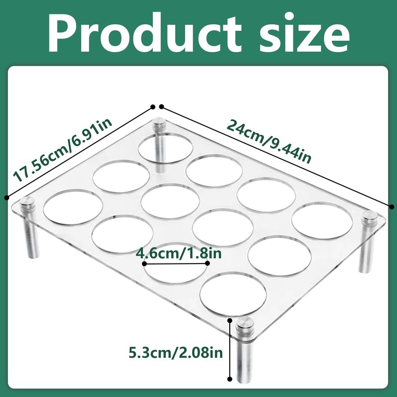 Pcmursal Coffee Pod Drawer Organizer, K Cup Drawer Holder Organizer,