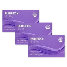 Rubyrexin 600mg / 루비렉신 600mg X 30정 3박스 프리미엄 3중 솔루션