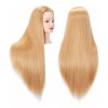 QNI-LMB Cabeza De Maniquí Golden Hair - Estilistas Cabezote Peinar