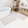 Buganda Memory Foam Bathroom Rug Mat 24x16, Extra Soft and