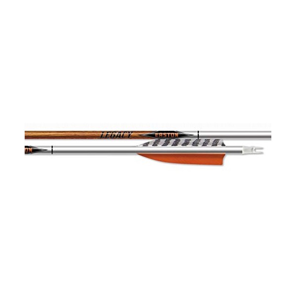 Easton Arrow Carbon Legacy 340 4" Barbed HELICAL (6)