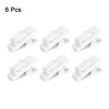 HARFINGTON 6pcs Headphone Wire Clips 0.94" Length Small Headset Cable