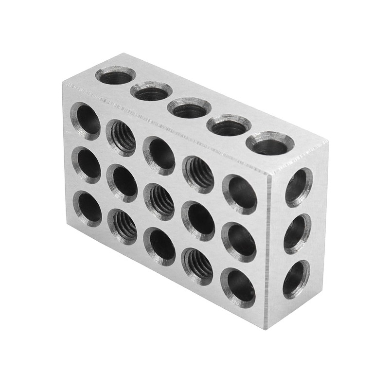 QWORK 2 Pieces Parallel Blocks Metric 1-2-3 Blocks, 23 Holes