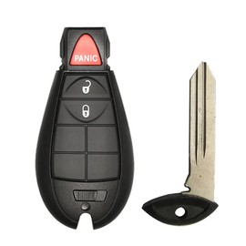 OEM 3-Button Keyless Entry Remote Key Fob Compatible with 2013-2023 RAM Truck (FCC ID: GQ4-53T, P/N: 56046953, 68508720)