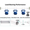 White Shower Curtain Rod with 12 Hooks, 18-72 Inches,Rust Resistance,