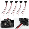 Newnessai 10 Pcs 3-Pin Trailer Light Connector, 3 Wires Pigtail