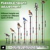 92 in Bird Feeder Pole with Squirrel Baffle & Shepherds