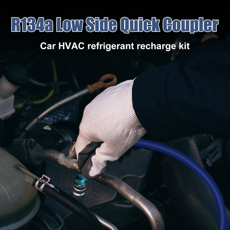 BACOENG R134a Refrigerant Recharge Kit, AC AUTO R134a/R-12/R-22 Freon Refrigerant