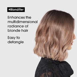 L'Oreal Professionnel Blondifier Conditioner | Nourishing & Smoothing Treatment | Enhances Shine & Fights Brass | For Blonde or Bleached Hair | For All Hair Types | 16.9 Fl. Oz.
